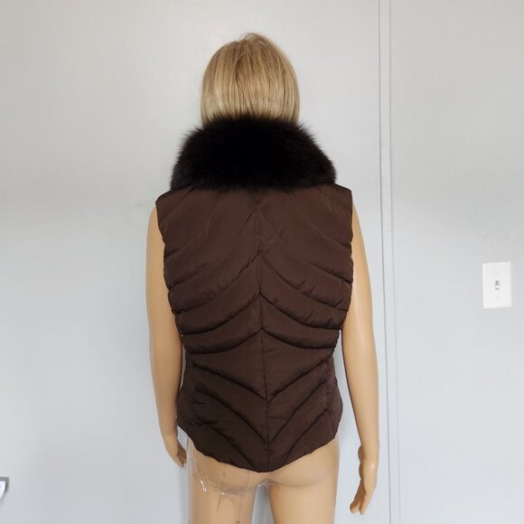 #516 Polyester vest/fo fur - Picture 2 of 4